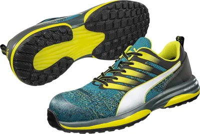 Produktbild von Puma Sicherheitshalbschuh Charge Green Low nach EN ISO 20345:2011 S1P ESD HRO SRC grün Größe 41