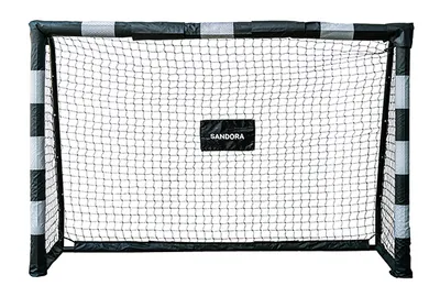 Produktbild von Sandora 22120 Fußballtor Hattrick M 180x120x60 schwarz/weiß