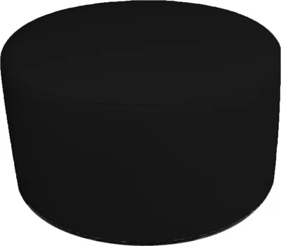 Produktbild von Pouf Abanera, Mehrzwecksessel, Sitzsack, Hockerhocker, Italy, 79x79 h42 cm, Schwarz