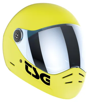 Image de Protections - Pass 2.0 Solid - (+ Bonus Visière) Satin Acid Yellow - Taille M - TSG