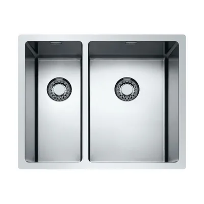 Produktbild von Corno Piu PFU11, Spüle, Edelstahl, Becken links
