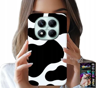 Obrázek produktu pro Pouzdro pro Xiaomi Note 14 Pro+ 5G - černobílé kravské nášivky, módní vzory