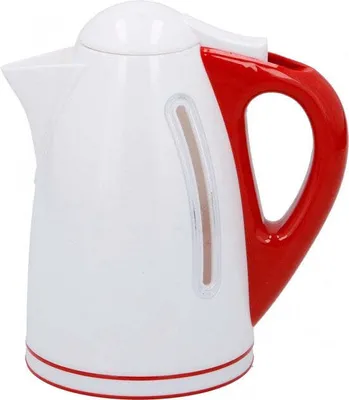 Produktbild von Eddy Toys Eddy Toys Wasserkocher Rot/Weiß 15 cm