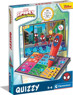 Obrázok produktu pre Clementoni Quizzy - Spidey, Stolová hra, Kvíz, 3 rok / roky, 10 min, Rodinná hra
