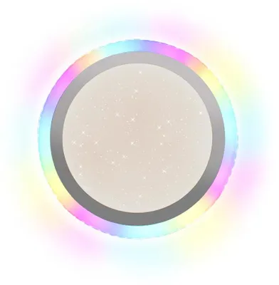 Immagine prodotto di Lampada da soffitto LED RGB, dimmerabile, telecomando, effetto stella, D 45 cm
