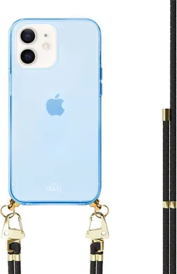 Produktbild von Black & Gold Cord Hülle Blue  - Kompatibel mit iPhone 11
