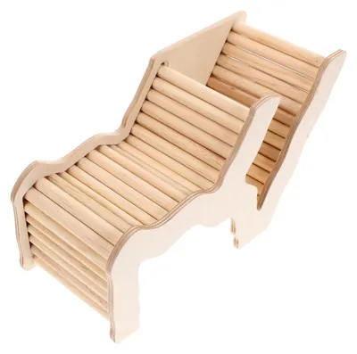 Produktbild von Holzversteck für Hamster mit Kletterleiter Spielzeug für kleine Nager