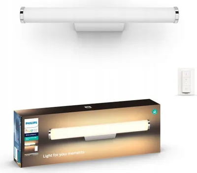 Obrázok produktu pre Philips Hue White ambience 3402831P7, Inteligentné nástenné svetlo, Bluetooth/Zigbee, Biela, LED, Syntetika, Žiarovky bez možnosti výmeny