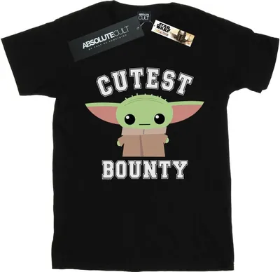 Produktbild von Star Wars - "The Mandalorian Cutest Bounty" T-Shirt für Damen BI45773 (XL) (Schwarz)