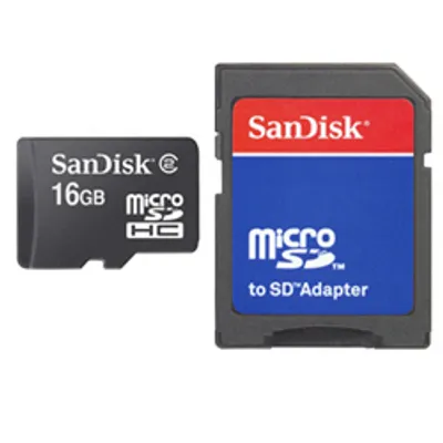 Obrázok produktu pre SanDisk SDSDQB-016G-B35 + Adapter, 16 GB, MicroSD, Čierna