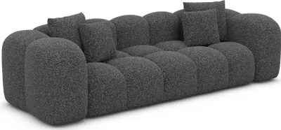 Produktbild von Bouclé 3-Sitzer Couch Valora Graphit