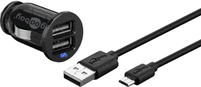 Zdjęcie produktu dla Goobay 71692, Automatyczna, Zapalniczka, 5 V, 1 m, Czarny