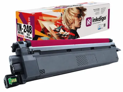 Produktbild von Inkdigo Toner TN248M für Brother DCP-L3515CDW, DCP-L3520CDW, DCP-L3527CDW, DCP-L3555CDW – Magenta, 2300 Seiten,, KI-generiertes Bild