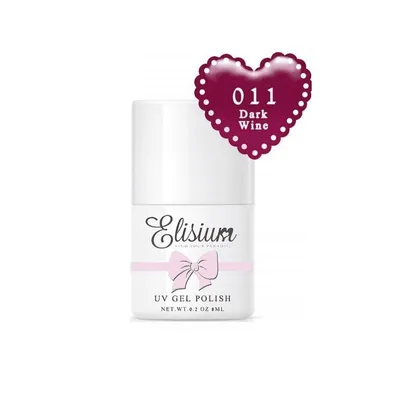 Produktbild von Elisium UV Gel Nagellack Dunkelrot, 8 ml