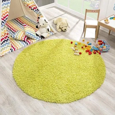 Produktbild von Famanu Teppich rund 120x120 cm - weich und strapazierfähig