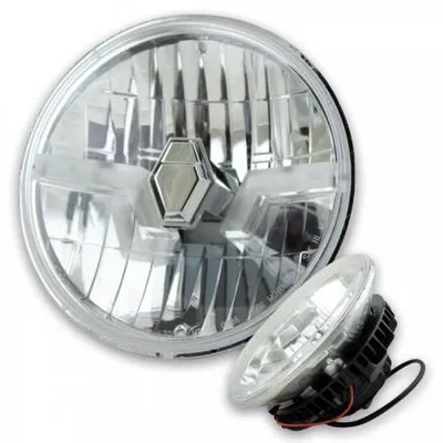 Produktbild von Scheinwerfereinsatz-LEDFlash 7 klar chrom