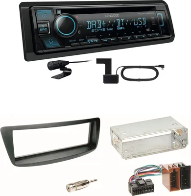 Produktbild von Kenwood KDC-BT560DAB Bluetooth DAB Einbauset Toyota Aygo Citroen C1 Peugeot 107