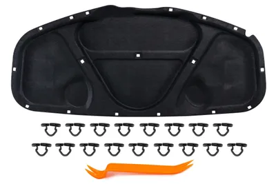 Produktbild von HERSTMOTO Motorhaubendämmung Schalldämmung der Motorhaube Motorhauben-Dämmmatte MIT CLIPS FÜR VOLKSWAGEN PASSAT B5 3BG 2001-2005 3B0863835K