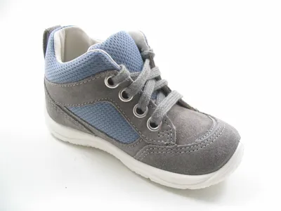 Produktbild von Legero Stiefelette Leder \ UNIVERSE GRAU/BLAU VELOUR/TEXTIL Kinderschuhe