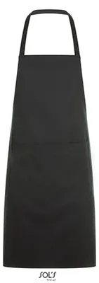 Produktbild von SOLs 01744 | Gramercy Apron - 80 x 63 cm - Farbe: Dark Grey (Solid) - Größe: 80 x 63 cm