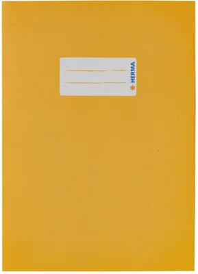 Produktbild von Heftschoner Papier A5 gelb Packung mit 10 Stück