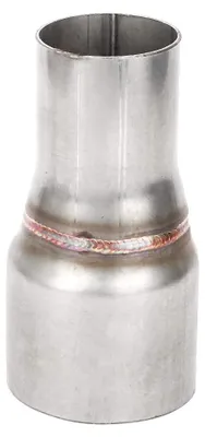 Imagen del producto de Conector de escape de acero inoxidable de 63 mm (2,5 pulgadas) a 45 mm (1,75 pulgadas) - Reductor - Tubo de conexión - Duradero - Resistente al desgaste - Garantía postventa - Tubo de escape