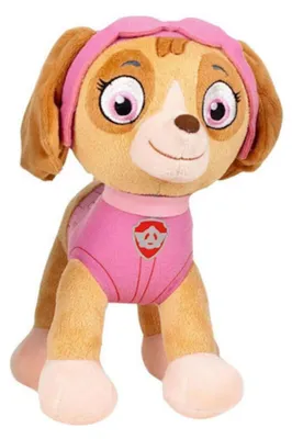 Produktbild von Play by Play Paw Patrol Plüschtier 28cm Kuscheltier Stofftier Plüschfigur Hund Skye
