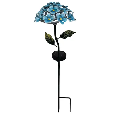 Imagen del producto de Luces para jardín, lámpara de flores, luces de hortensias artificiales, luces decorativas para césped, lámpara de flores solar