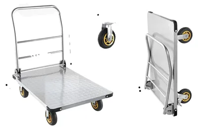 Productafbeelding van Platformwagen, stalen constructie, zwenkwielen, 2000 lbs
