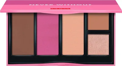 Produktbild von PUPA Milano Never Without Palette, Frauen, Dark Skin, Palette, 15,2 g, CREAM CONCEALER: ETHYLHEXYL PALMITATE, ISOSTEARYL ISOSTEARATE, OCTYLDODECANOL, COPERNICIA CERIFERA..., Paraben