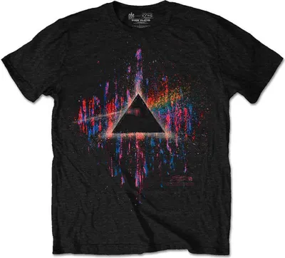 Produktbild von Pink Floyd Dark Side of the Moon Pink Splatter Black M T-Shirt