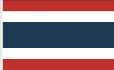 Thailand-Flagge, Polyester, 150 x 90 cm, 1 Stück