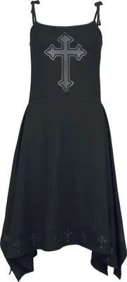 Produktbild von Poizen Industries Mittellanges Kleid Damen Severine Dress schwarz L