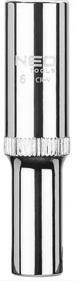 Produktbild von Langer Sechskant-Steckschlüsseleinsatz 1/4", 6 mm, Superlock