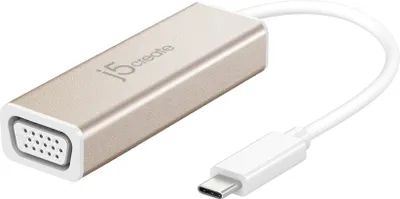 Produktbild von j5create JCA111, 3.2 Gen 1 (3.1 Gen 1), USB Typ-C, VGA-Ausgang (D-Sub), 1920 x 1080 Pixel