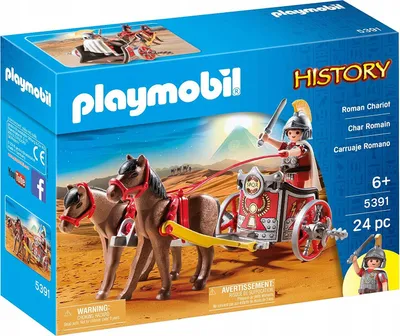 Zdjęcie produktu dla PLAYMOBIL Kwadryga rzymska (5391) PLAYMOBIL