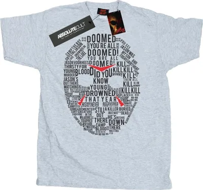 Produktbild von Friday 13th - T-Shirt für Herren BI25373 (XXL) (Grau)