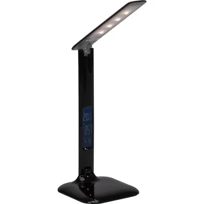 Immagine prodotto di BRILLANTE lampada da tavolo a LED nera GLENN | lampada da tavolo con touch dimmer e molte altre funzioni | 6,5W 320 lumen 2800 - 6500 lumen | plastica/metallo