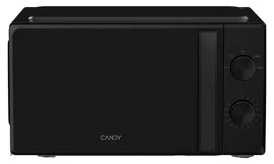Zdjęcie produktu dla Candy CMW520SMB, Blat, Mikrofalówka Solo, 20 l, 700 W, Obrotowy, Czarny