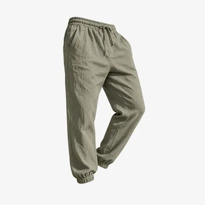 Produktbild von Currero Leinenhose Herren Militärgrün S