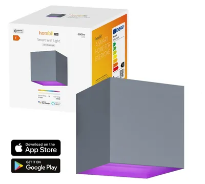 Productafbeelding van Smart Wall Light Grey wandlamp Hombli