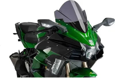Immagine prodotto di Cupolino PUIG z-racing fumè scuro omologato ABE per Kawasaki