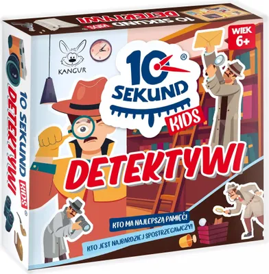 Produktbild von 10 Sekund Kids Detektywi – Wahrnehmungsförderndes Detektivspiel für Kinder