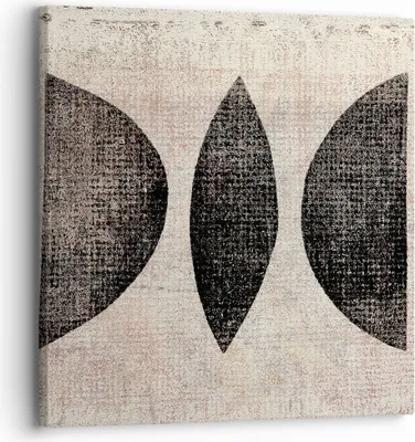 Produktbild von Bild auf Leinwand - Leinwandbild - Einteilig - Form Figuren Geometrisch - 30x30cm - Wand Bild - Wanddeko - Wandbilder - Leinwanddruck - Bilder - Wanddekoration - Leinwand bilder - AC30x30-5099
