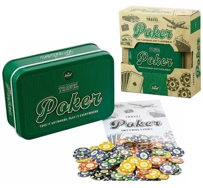 Produktbild von Travel Poker Reise Poker-Set mit Chips und Karten
