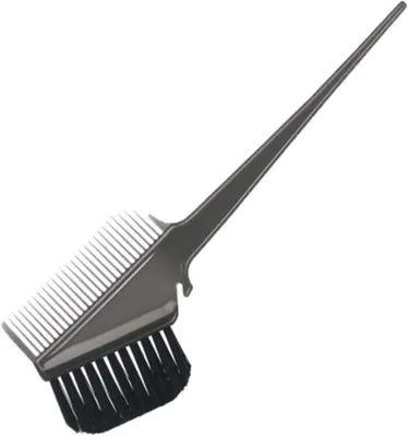 Produktbild von Comair Färbepinsel m. Kamm transp. sz Tinting brush transparent black
