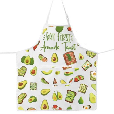 Avocado Toast Schürze, wasserdicht, 49x68 cm, One Size