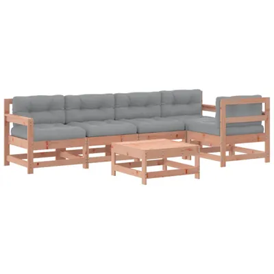 Produktbild von vidaXL 6-tlg. Garten-Lounge-Set mit Kissen Massivholz Douglasie