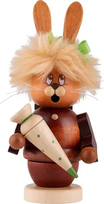 Produktbild von Miniwichtel Hase ABC Schütze (16cm) Räuchermann von Christian Ulbricht
