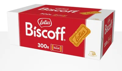 Produktbild von Lotus Biscoff Gebäck 300 Stk, Karamellkekse Karamellgebäck